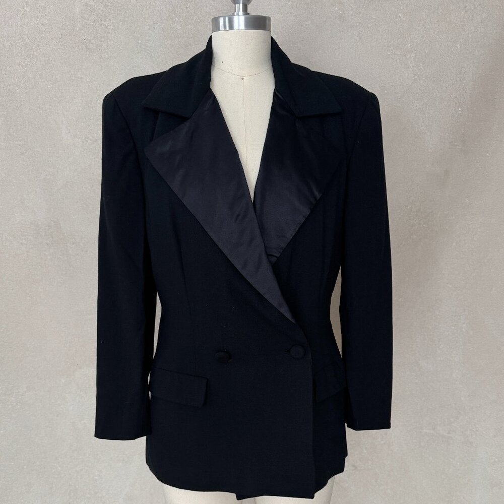 1980's Ralph Lauren Purple Label Tuxedo Jacket